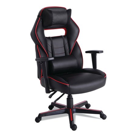 ALERA Racing Style Ergonomic Gaming Chair, Supports 275 lb, 15.91" to 19.8" Seat Height, Black/Red BT-51593RED